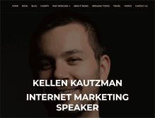 Tablet Screenshot of kellenkautzman.com